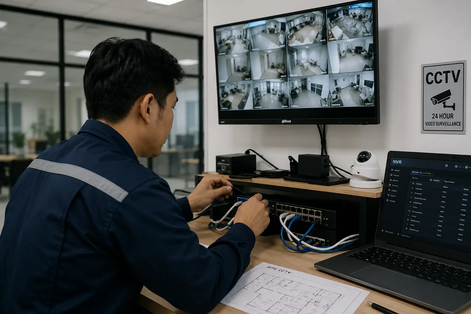 Jasa pemasangan kamera CCTV profesional di Karangasem Bali