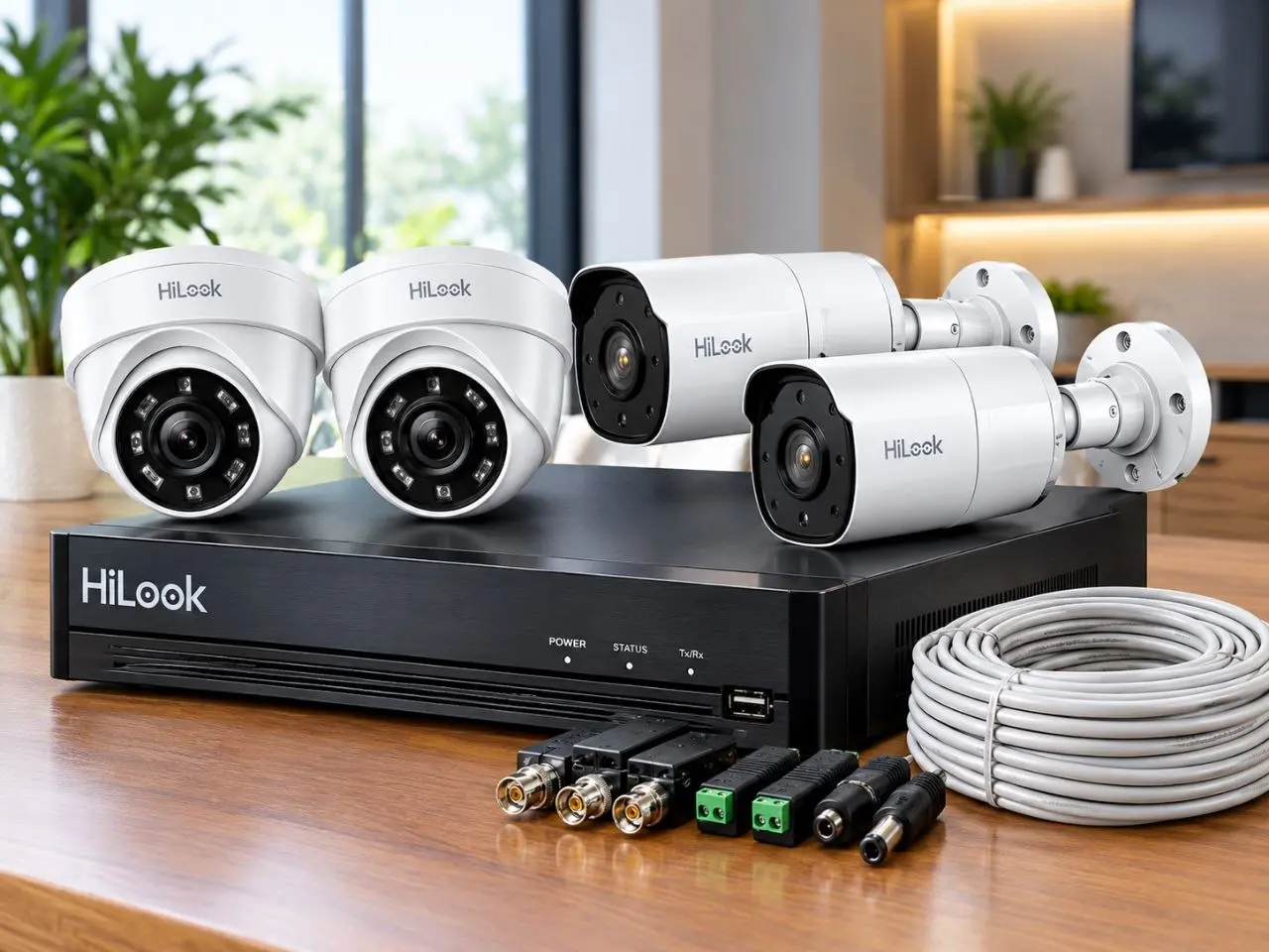 Paket Bisnis Standard CCTV Kabel (4 Kamera) - Pasang CCTV Karangasem Bali